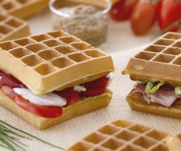 Waffle sandwich