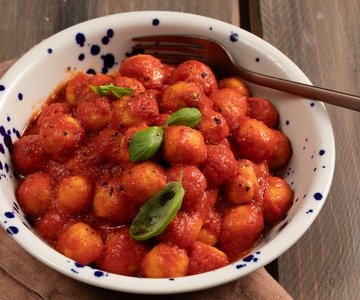 Stale bread gnocchi
