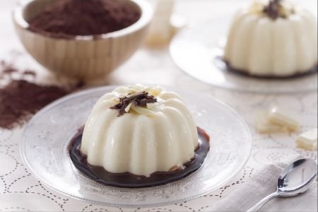 White chocolate pudding