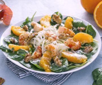 Shrimp Salad with Yogurt Sauce