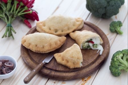Broccoli and Anchovy Panzerotti