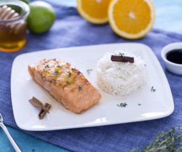 Honey-glazed Salmon