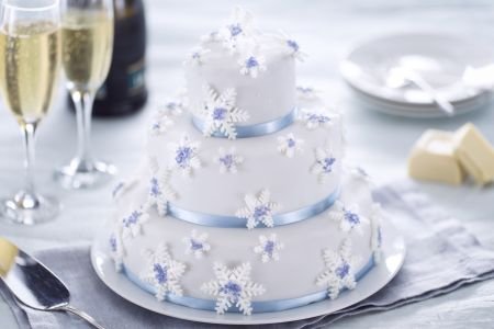 Snowflake Cake