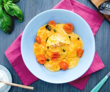 Salmon Trout Stuffed Ravioli