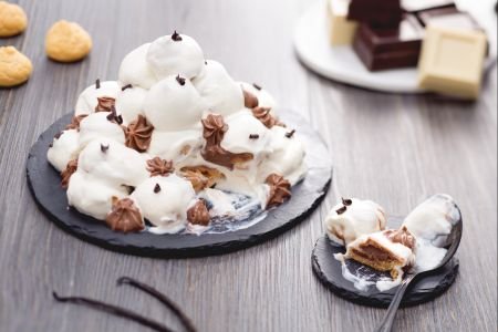 White Chocolate Profiteroles