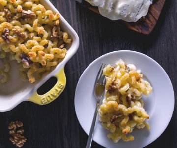 Baked Pasta with Gorgonzola Gratin