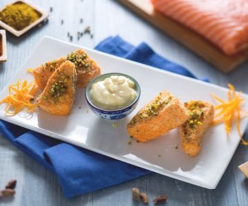 Crispy Spiced Salmon Bites