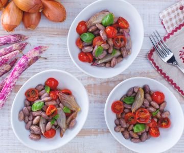 Fresh Borlotti Bean Salad