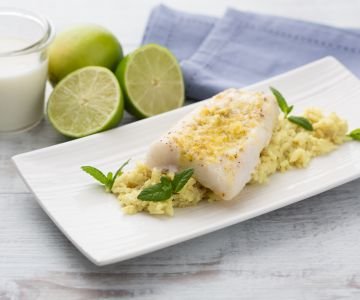 Cod fillet with ginger