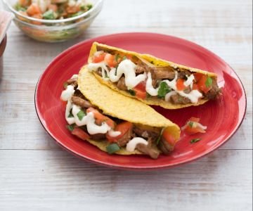 Tacos with meat