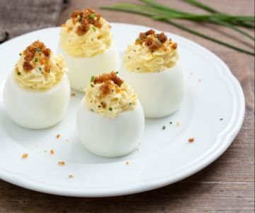 Stuffed Eggs with Fragrant Breadcrumbs