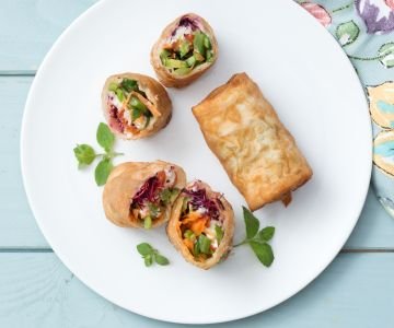 Vegetarian Phyllo Dough Rolls