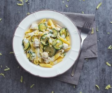 Pasta with Chicken and Zucchini
