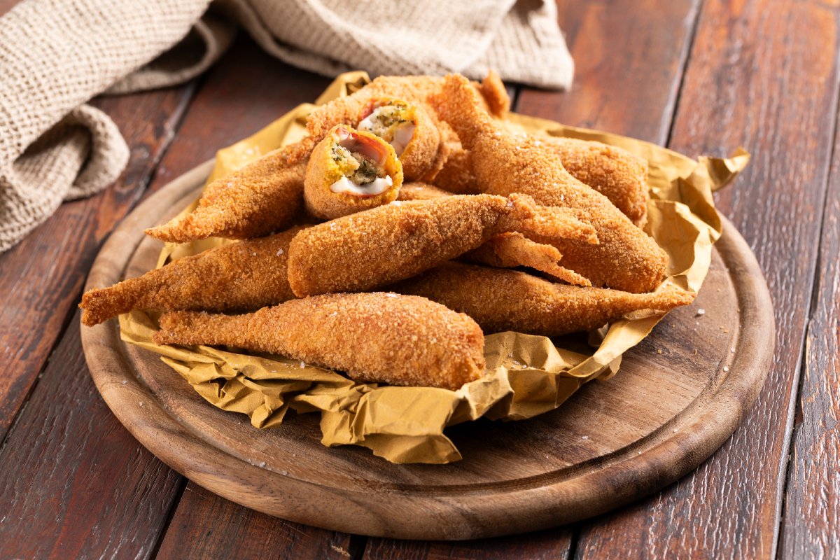 Stuffed and Fried Red Mullets