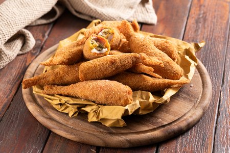 Stuffed and Fried Red Mullets