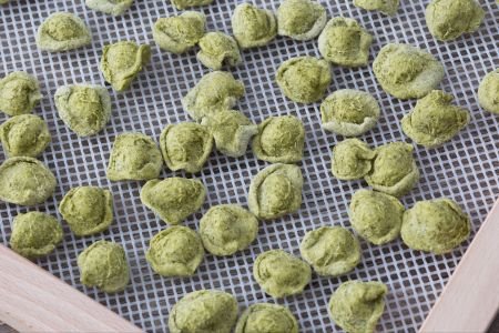 Green orecchiette