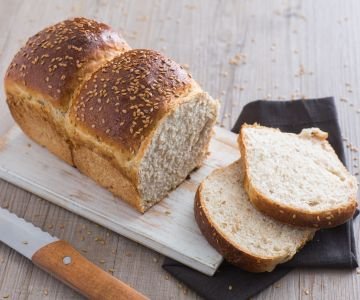 Flaxseed Brioche Bread