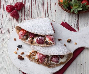 Yogurt and Granola Flatbread