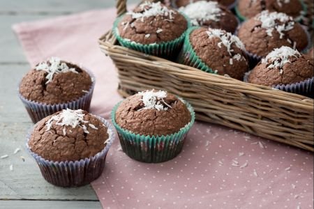Coconut and Chocolate Muffins