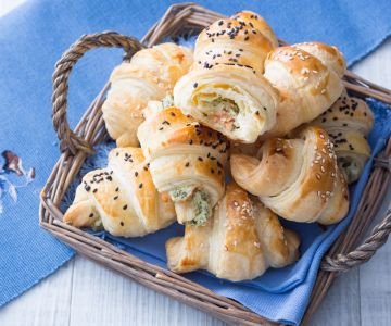 Savory croissants