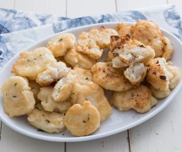 Cod and Cauliflower Fritters