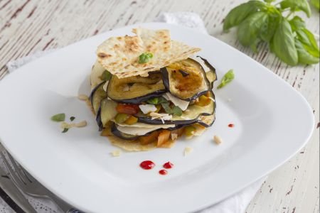 Mille-feuille of Caponata