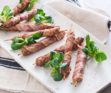 Sausage and Bacon Skewers