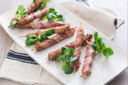 Sausage and Bacon Skewers