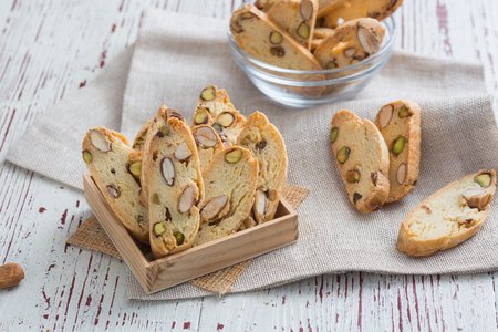 Cantucci with Grana Padano and nuts