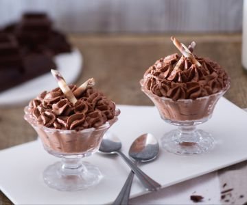 Chocolate mousse without eggs