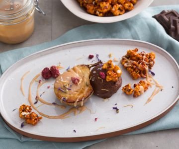 Pears and Chocolate with Salted Caramel