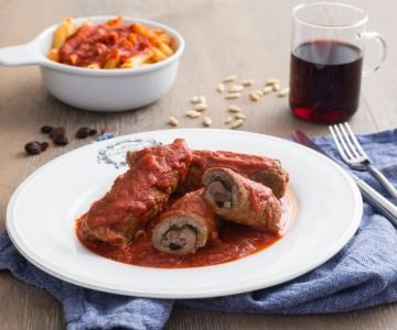 Neapolitan Braciole in Sauce