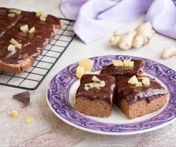 Chocolate and Ginger Squares