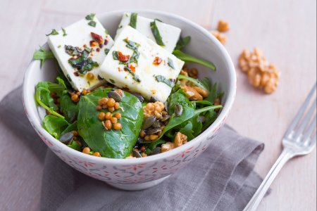 Lentil and Quartirolo Salad