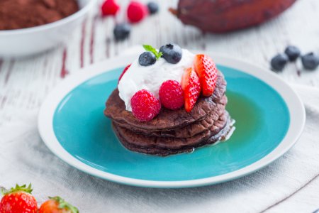Cocoa pancakes