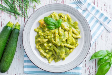 Chicken with Zucchini Cream