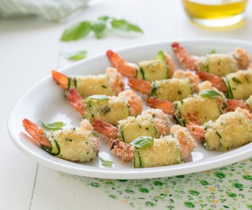 Zucchini and Shrimp Rolls