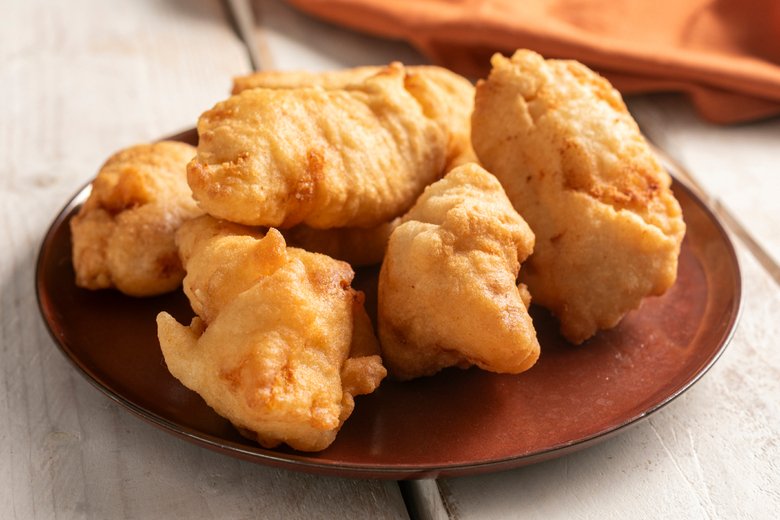 Fried Cod Roman Style (in batter)