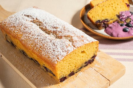 Four-quarters with yogurt