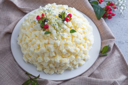 Gluten-free mimosa cake