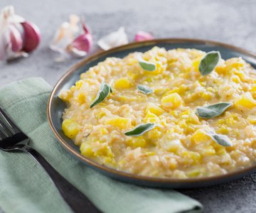 Risotto with Savoy Cabbage and Potatoes