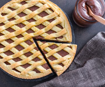 Ricotta and Nutella Tart
