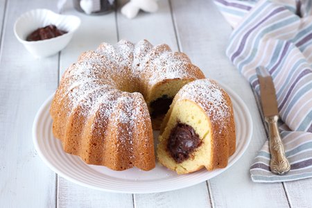 Nutella Bundt Cake