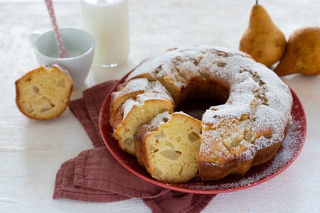 Ricotta and Pear Bundt Cake