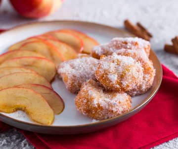Rice and Apple Fritters
