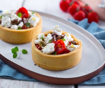 Savory pies with robiola