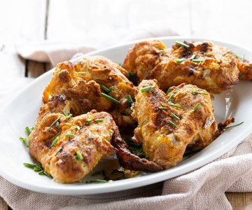 Baked chicken wings
