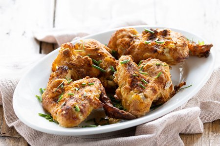 Baked chicken wings