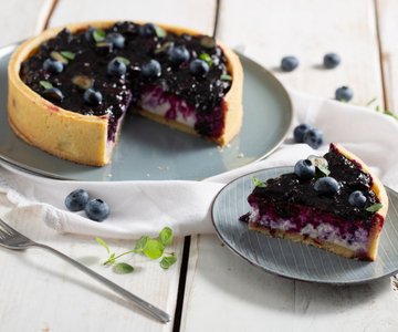 Ricotta and Blueberry Tart