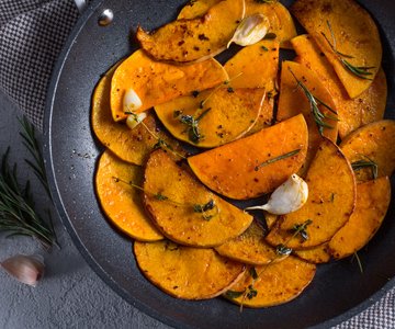Pumpkin in the pan